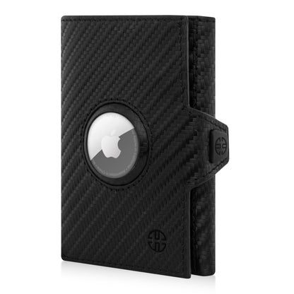 Toscana Leather Wallet - Airtag & Coin Holder Trusador