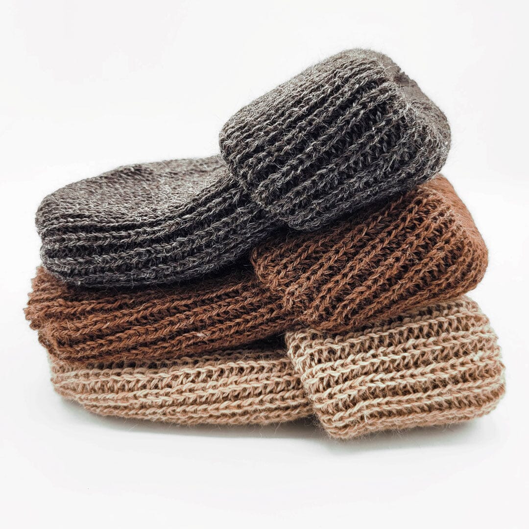 Cardigan Knit Beanie Purely Alpaca