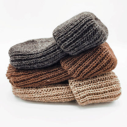 Cardigan Knit Beanie Purely Alpaca