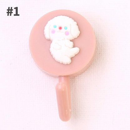 Cartoon Fruit Sticky Hook Multifunctional Punch-free Hook Kitchen Bathroom Wall Hanging Cute Paste Hook Traceless Adhesive Clasp Cute Adhesive Hooks Plastic Hooks for Hanging Cartoon Adhesive Wall Mount Hook for Home Bathroom Stevvex