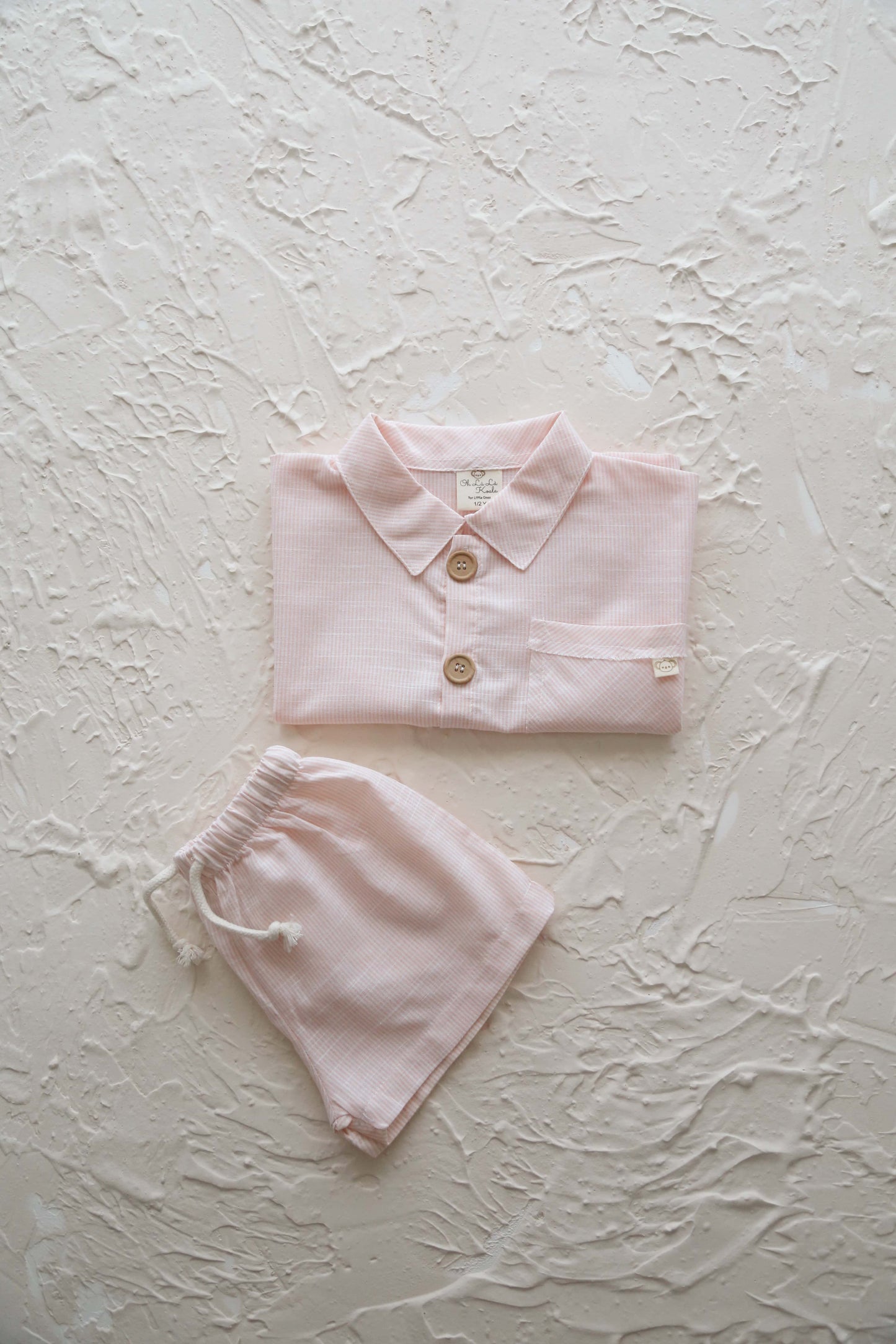 Boy Shirt-Short Set Honey and Hive