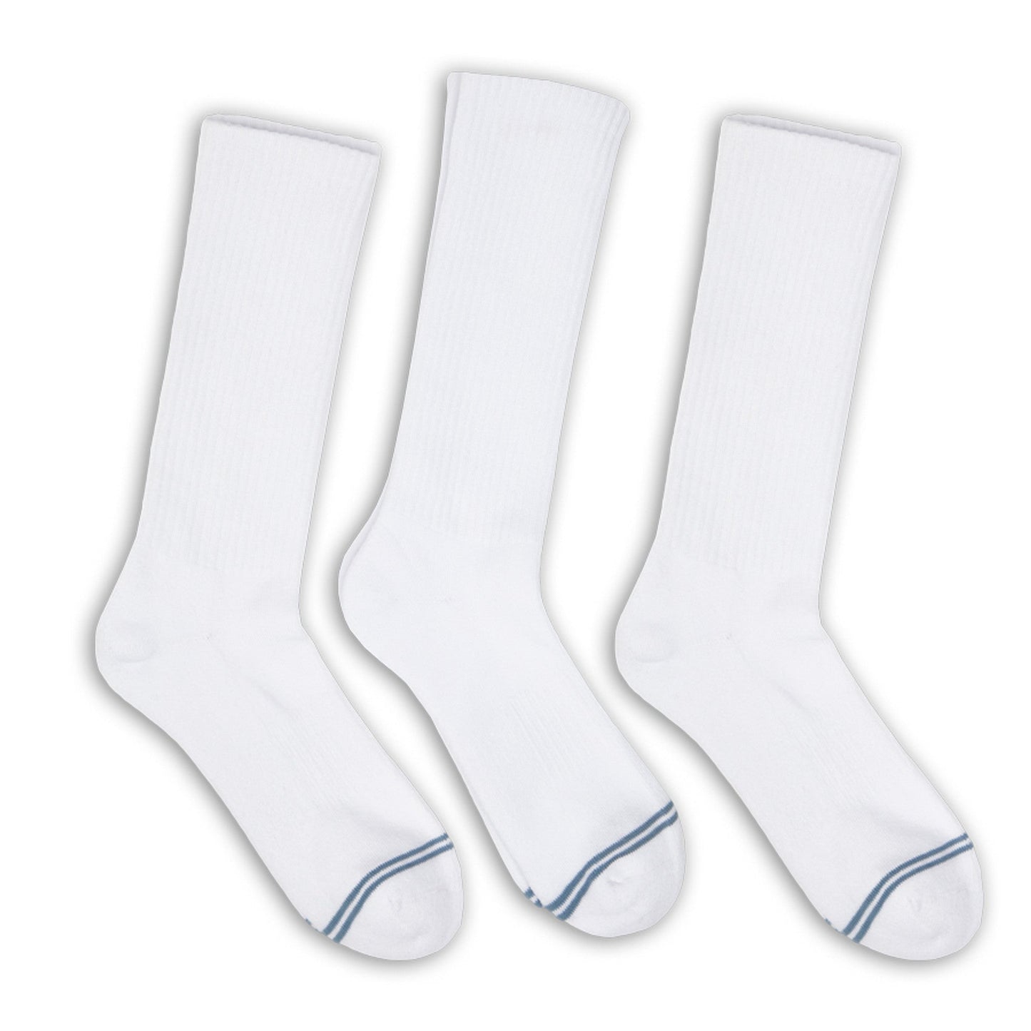 Casual White Crew Socks 3-Pack DeadSoxy