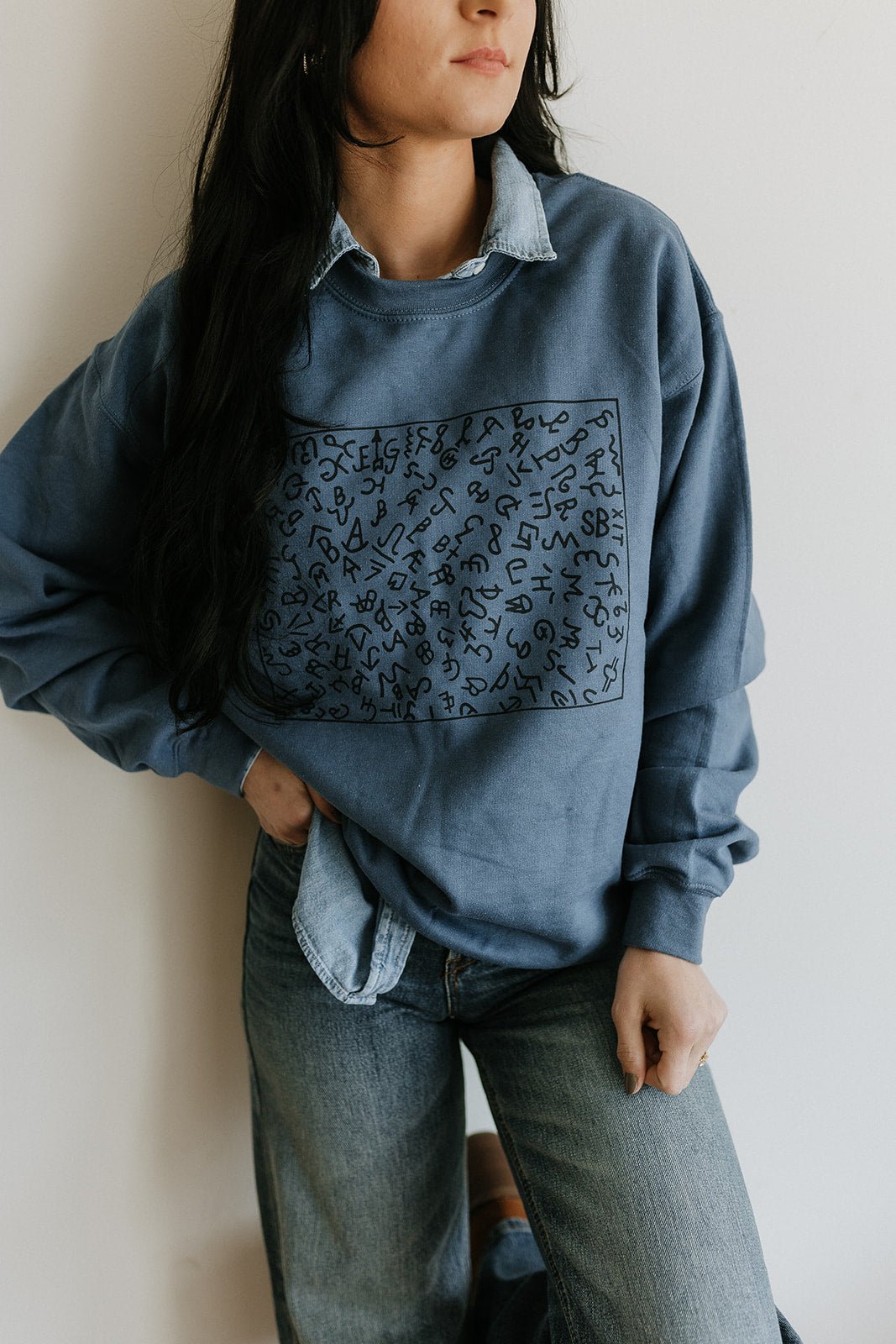 Cattle Brands Graphic Sweatshirt Wild Junkie