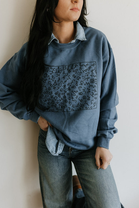 Cattle Brands Graphic Sweatshirt Wild Junkie