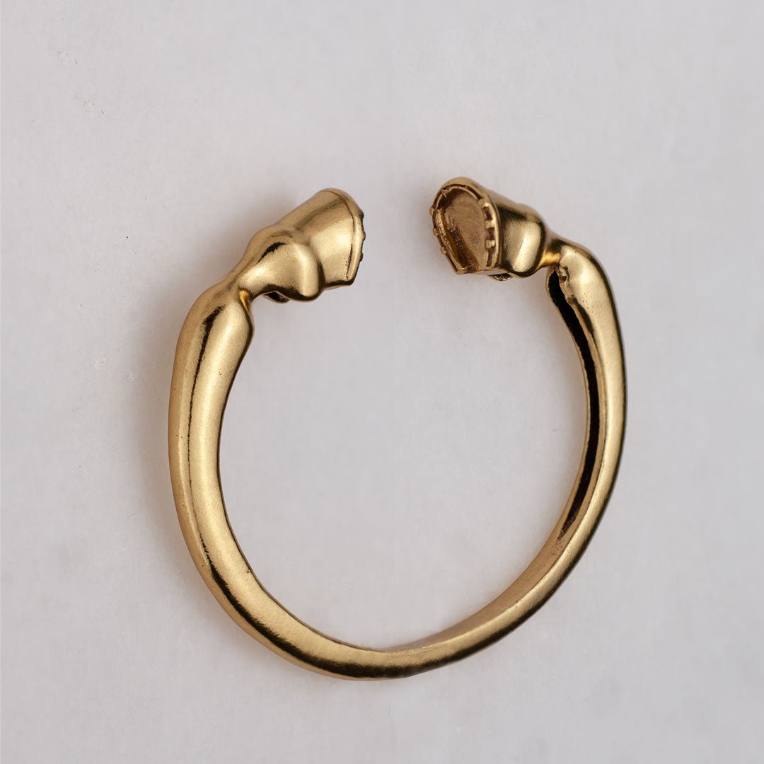 Cavallo -  Horse Hoof Equestrian Bracelet in Gold Urban-Equestrian