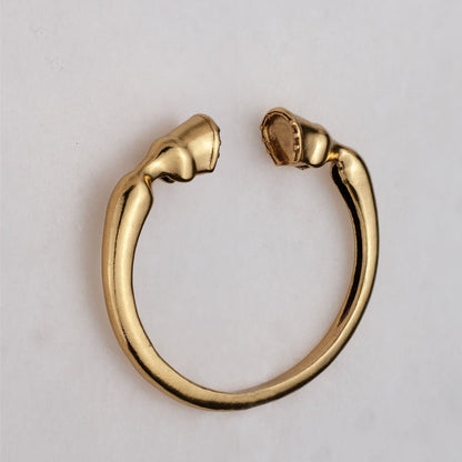 Cavallo -  Horse Hoof Equestrian Bracelet in Gold Urban-Equestrian