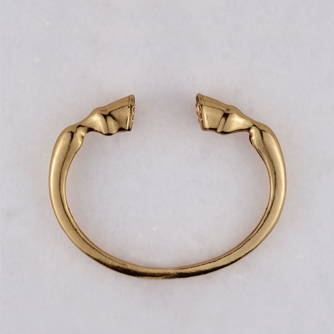 Cavallo -  Horse Hoof Equestrian Bracelet in Gold Urban-Equestrian