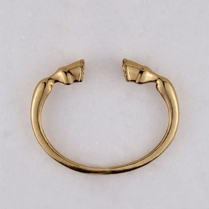 Cavallo -  Horse Hoof Equestrian Bracelet in Gold Urban-Equestrian