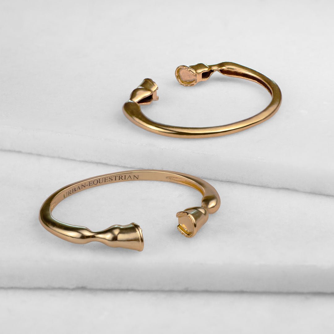 Cavallo -  Horse Hoof Equestrian Bracelet in Gold Urban-Equestrian