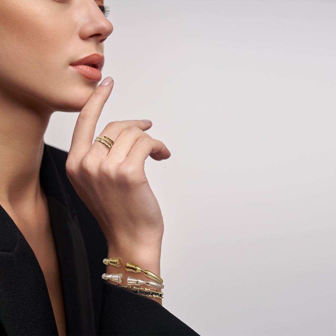 Cavallo -  Horse Hoof Equestrian Bracelet in Gold Urban-Equestrian