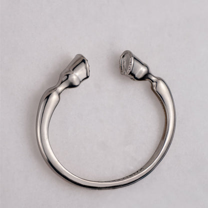 Cavallo -  Horse Hoof Equestrian Bracelet in Silver Urban-Equestrian