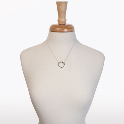 Cavallo - Horseshoe Equestrian Necklace in Silver Urban-Equestrian