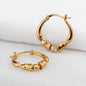Cavallo - Moissanite Horseshoe Earring in Gold Urban-Equestrian