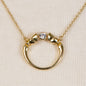 Cavallo - Moissanite Horses Hoof Necklace in Gold Urban-Equestrian