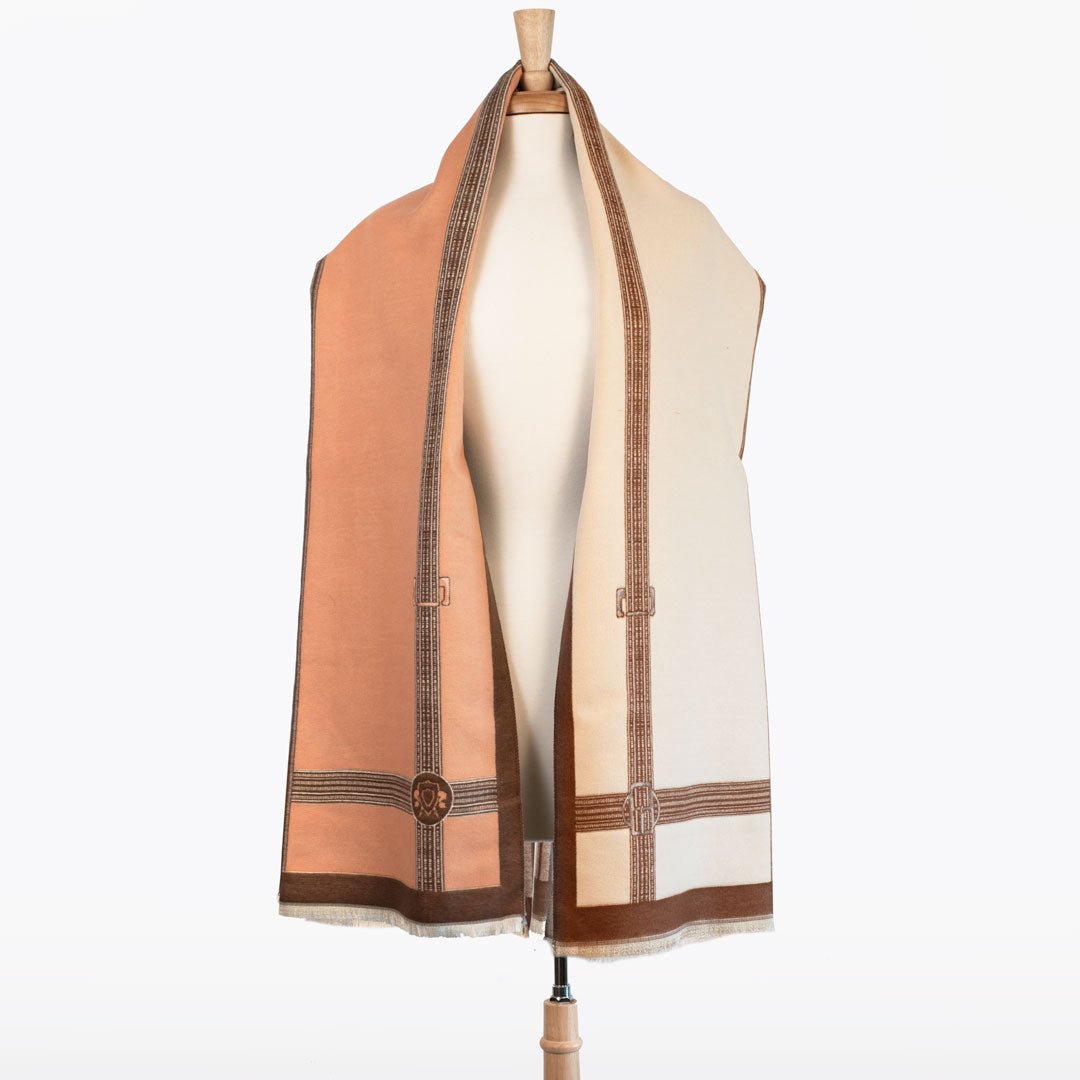 Cavelleti -  Equestrian Motif Luxe Shawl Urban-Equestrian