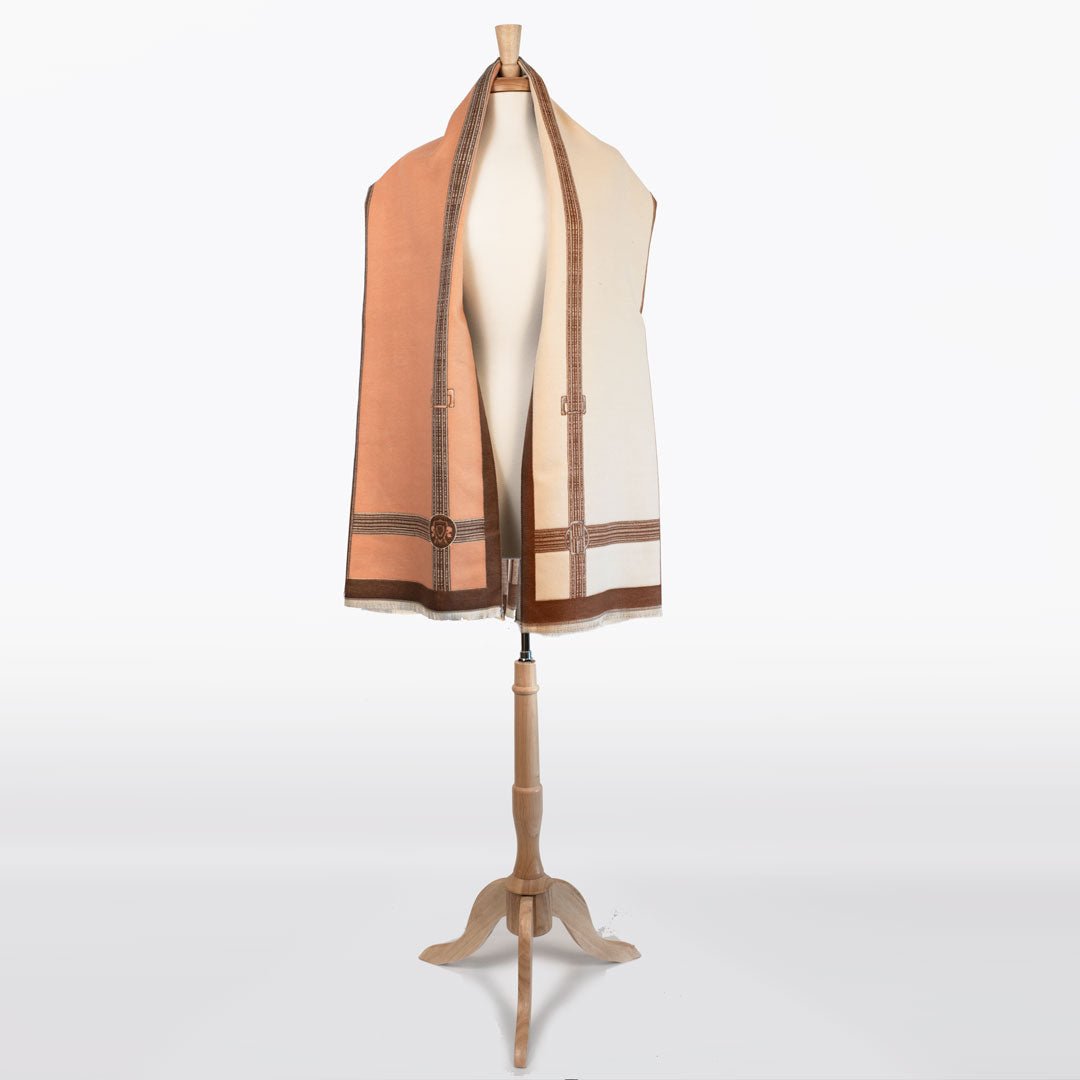 Cavelleti -  Equestrian Motif Luxe Shawl Urban-Equestrian