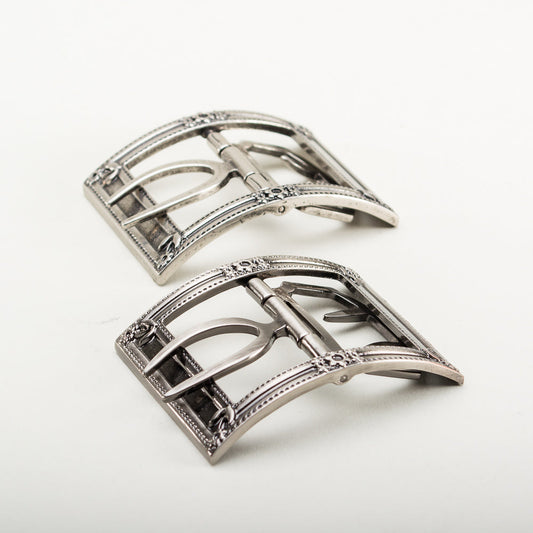 Cavendish 18th Century Shoe Buckles (Silver) American Duchess