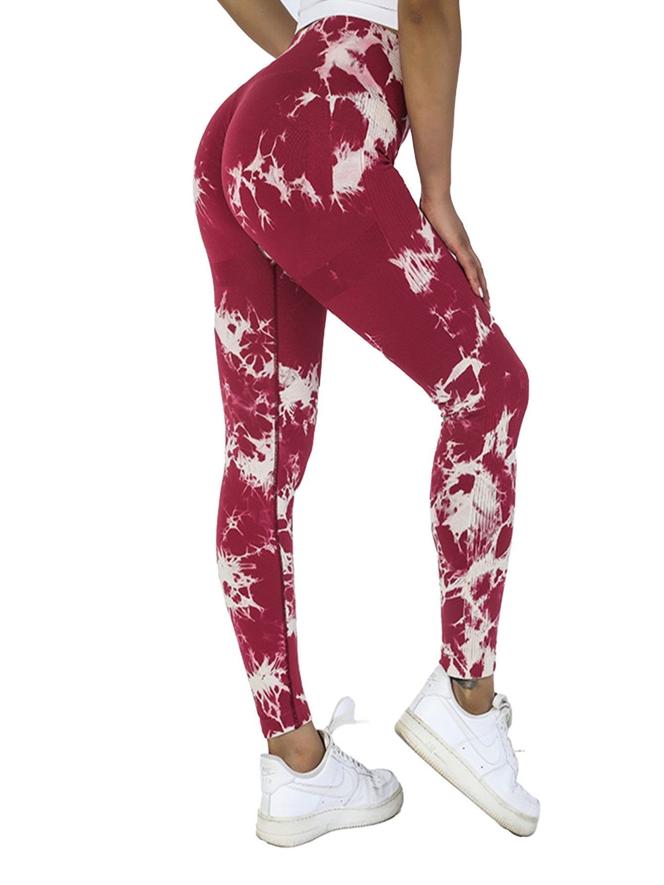 5-Pack Tie Dye Cut-Out Leggings FitiqueFit