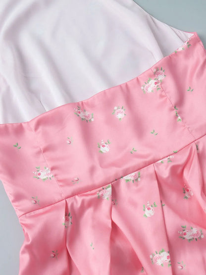 Floral Print Cami and Skirt Set See size chart under “more details” The Fashion Celestial