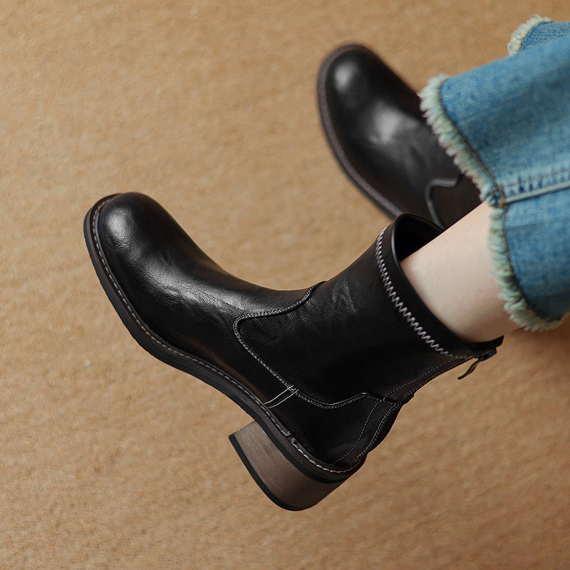 Women’s Mid-Heel Martin Boots FitiqueFit