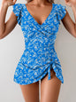 Women's Floral Print One-Piece Swimsuit FitiqueFit