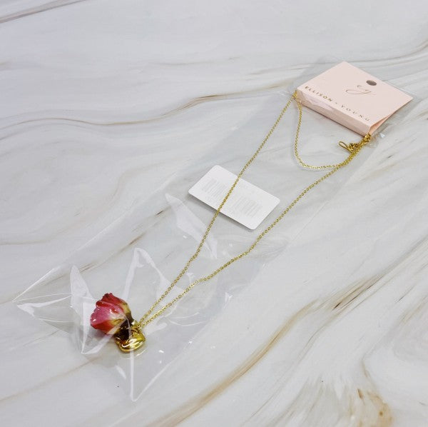 Rose Bud Love Heart Necklace Shop Style & More | Fresh Looks, Everyday Deals & Free Shipping