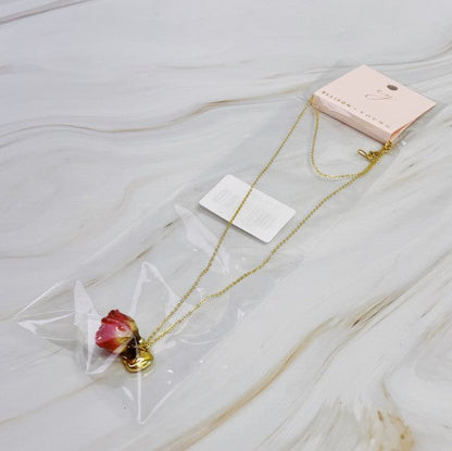 Rose Bud Love Heart Necklace Shop Style & More | Fresh Looks, Everyday Deals & Free Shipping