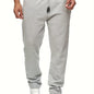 Men'S Fashion Casual Solid Color Fleece-Lined Joggers NovaCart
