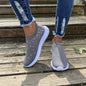 Women's Color block Mesh Platform Breathable Sneakers