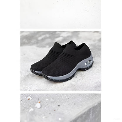 Women's Air Cushion Sole Chunky Sneakers - Lightweight Mesh Low Top Running Shoes - Breathable & Comfortable - For Women - Suitable for Running, Walking & Casual Wear - Great Gift for Fitness Enthusiasts NovaCart