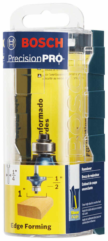 BOSCH 85294MC 1/4 In. x 1/2 In. Carbide-Tipped Roundover Router Bit VM Hardware