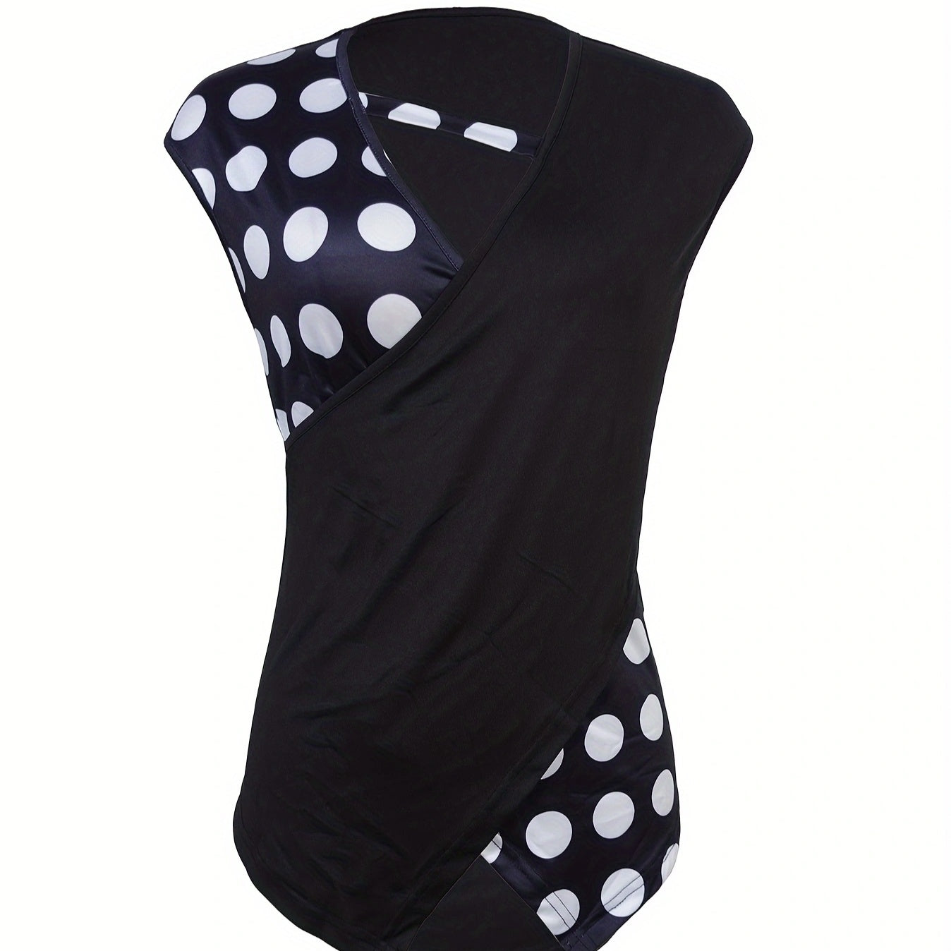 Women's Sleeveless Collar With Unique Design shirt Top FitiqueFit