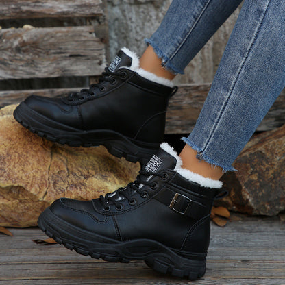 Women’s Mid-Calf Fleece-Lined Winter Boots FitiqueFit