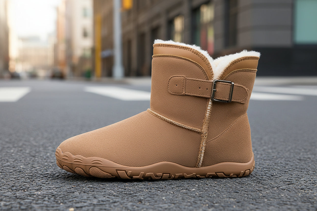Unisex Warm Fleece-Lined Snow Boots – Anti-Slip Winter Boots for Men & Women FitiqueFit