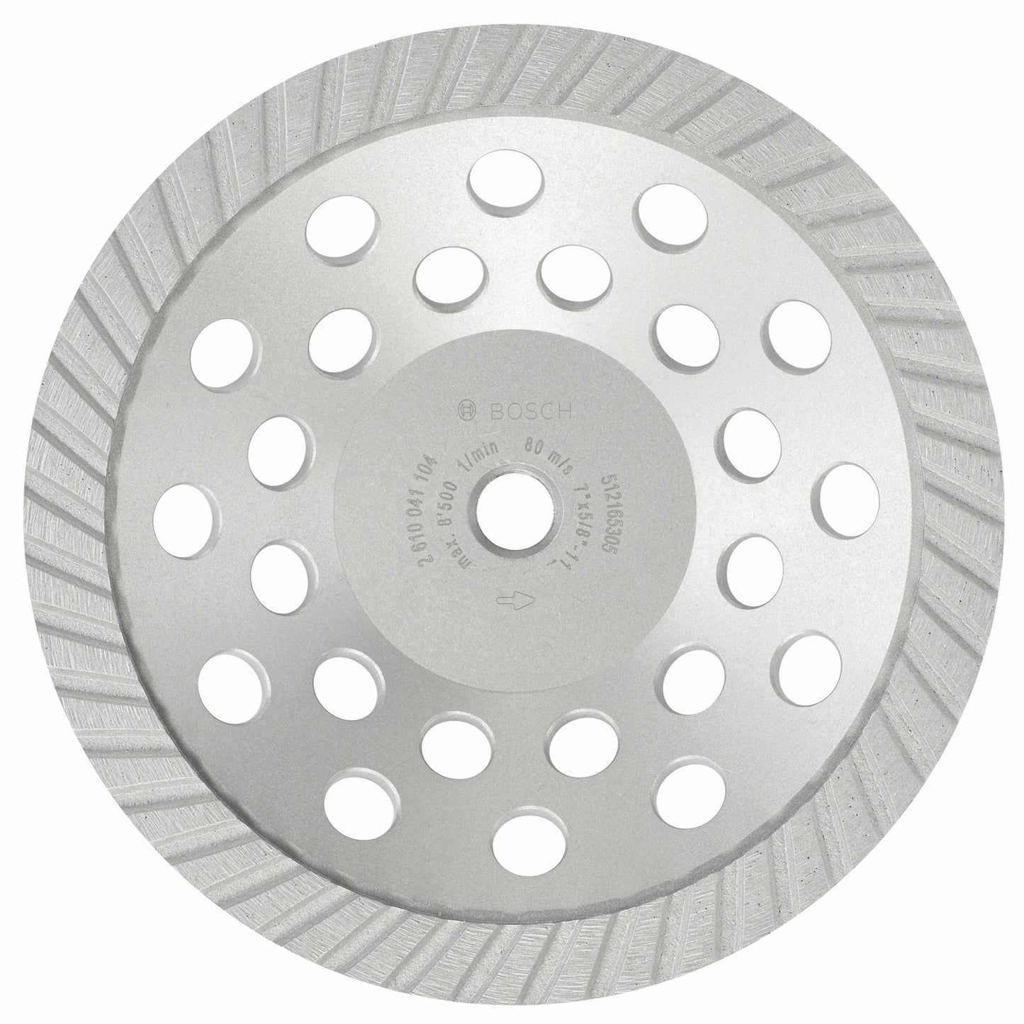 BOSCH DC730S 7 In. Turbo Diamond Cup Wheel VM Hardware