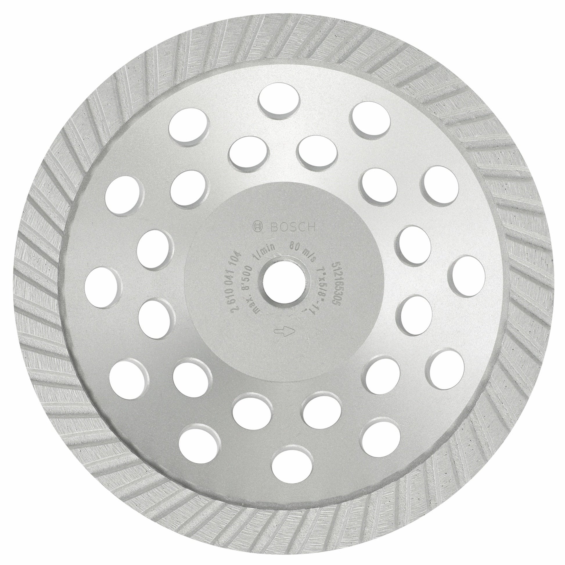 BOSCH DC730S 7 In. Turbo Diamond Cup Wheel VM Hardware