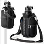 Magnetic Water Bottle Holder - Versatile Carrier Bag with Phone Pocket and Adjustable Strap for Gym and Outdoor Activities