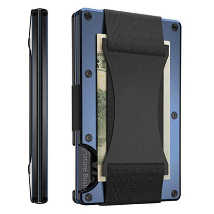 Carbon Fiber Wallet - RFID Blocking Metal Card Holder SmartPursue™