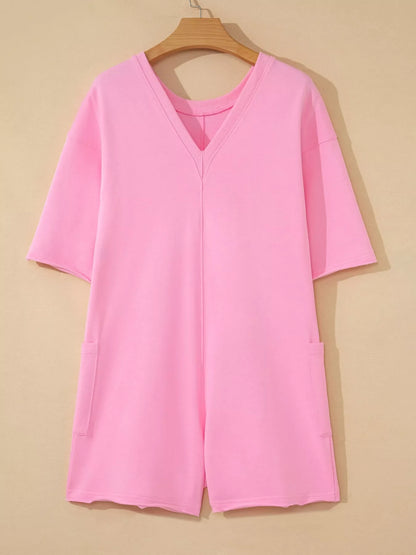 Casual Loose Half Sleeve Romper New Era Fashion LLc