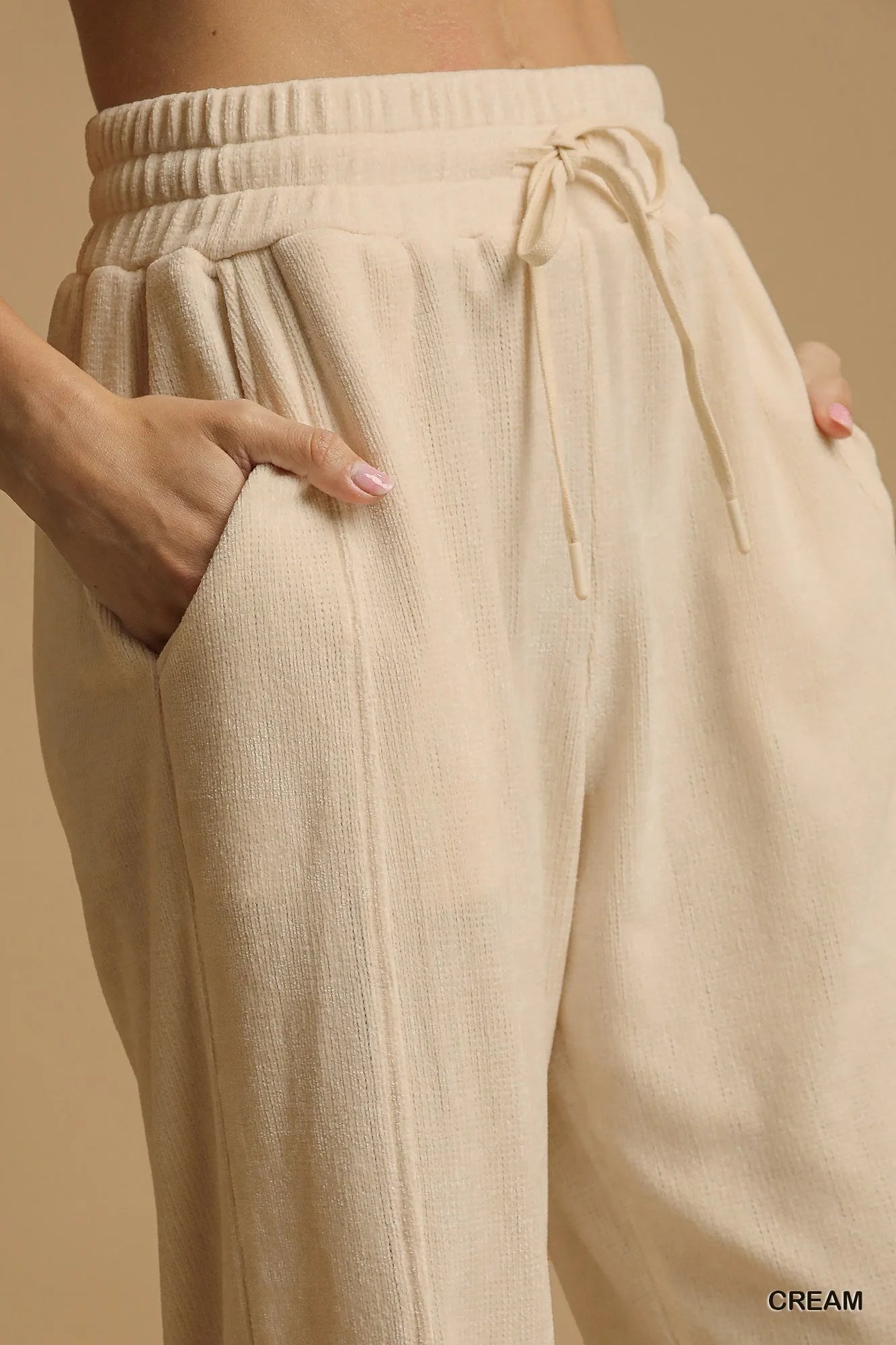 Umgee Drawstring Wide Leg Pants West2East Surf