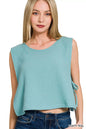 Zenana Double Gauze Side Tie Sleeveless Top Montret