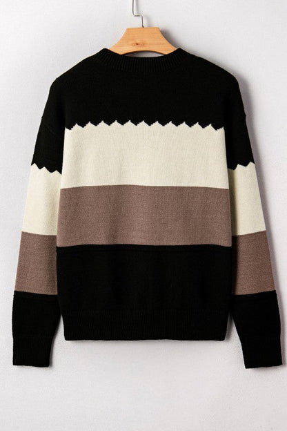 Harper Colorblock Drop Shoulder Sweater Shop Style & More | Fresh Looks, Everyday Deals & Free Shipping