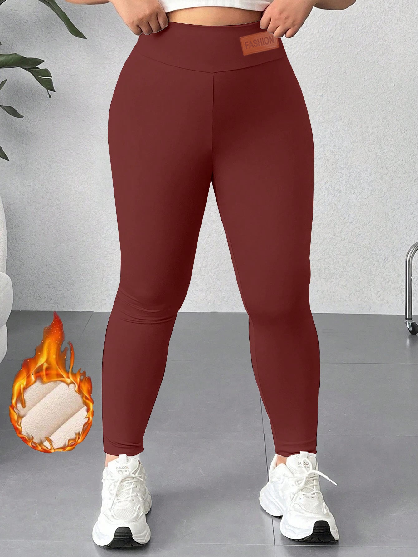 Women’s Plus Size Thermal Yoga Set | 4-Piece Activewear Outfit FitiqueFit