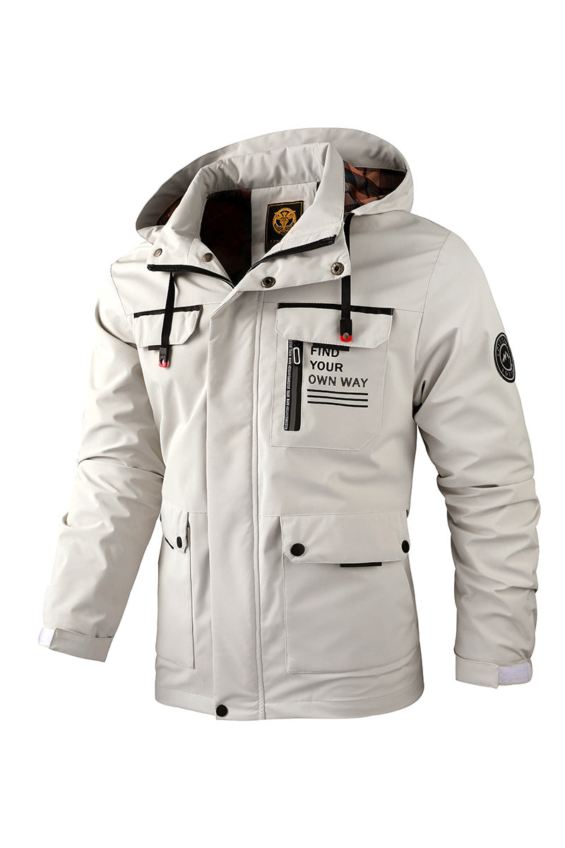 Men's Fashion Casual Windbreaker Jacket, Spring and Autumn Outdoor Lightweight Jacket NovaCart