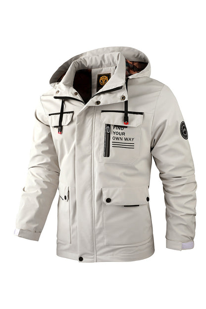 Men's Fashion Casual Windbreaker Jacket, Spring and Autumn Outdoor Lightweight Jacket NovaCart