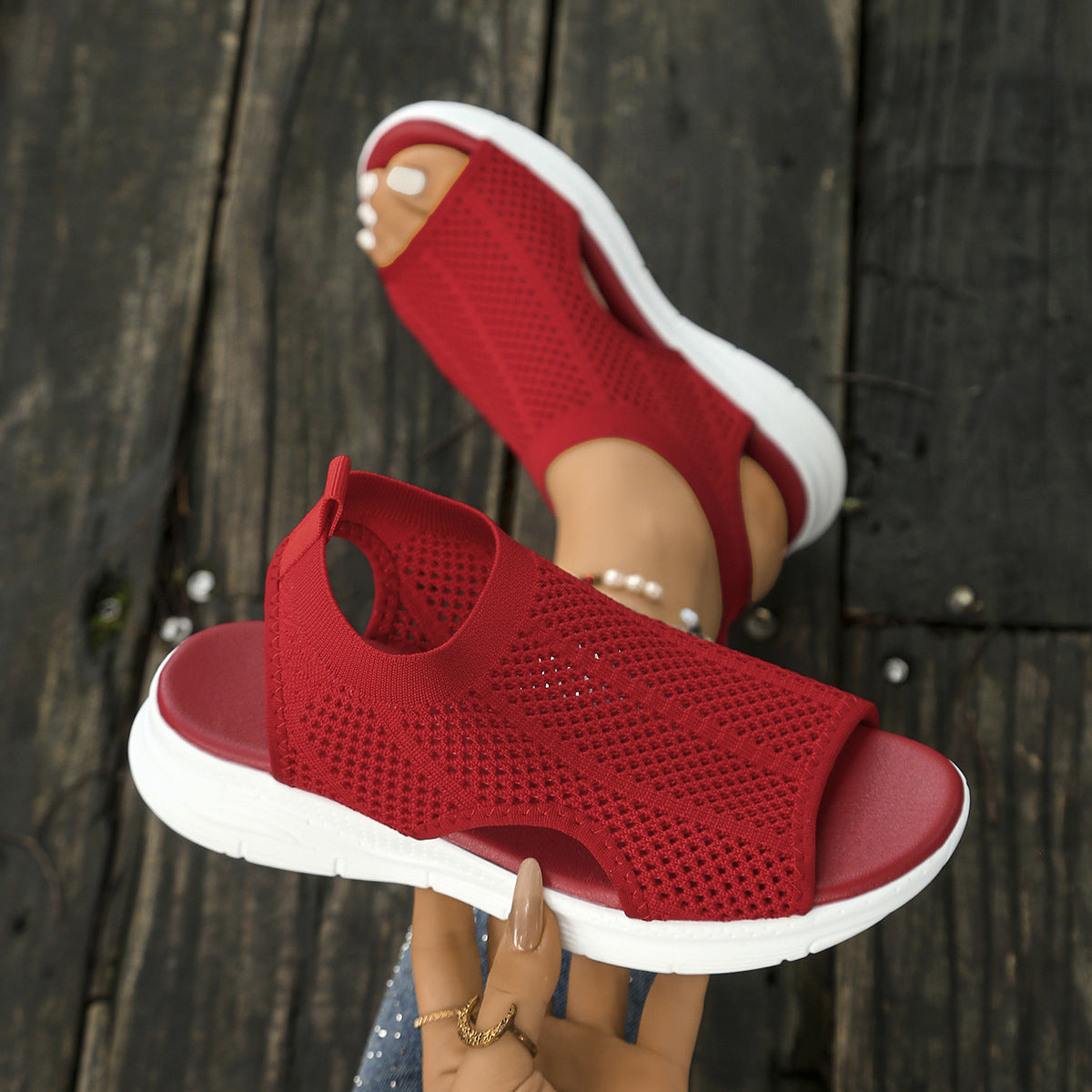 Breathable Mesh Open Toe Sandals New Era Fashion LLc