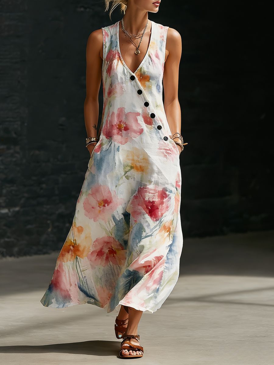 Women’s V-Neck Cross-Over Shirt and Wide-Leg Pants Set FitiqueFit