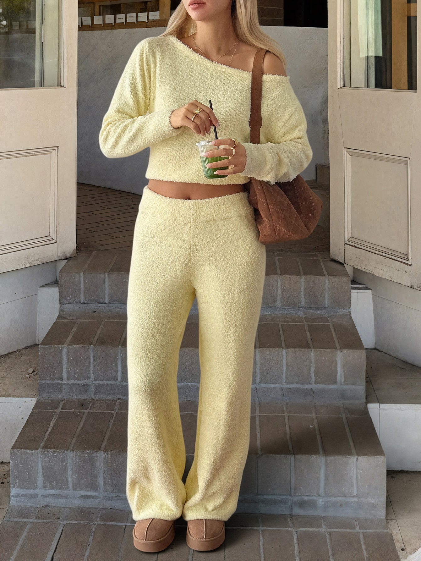 Sports Long-sleeved Sweater Trousers Suit Women Grayceful LLC