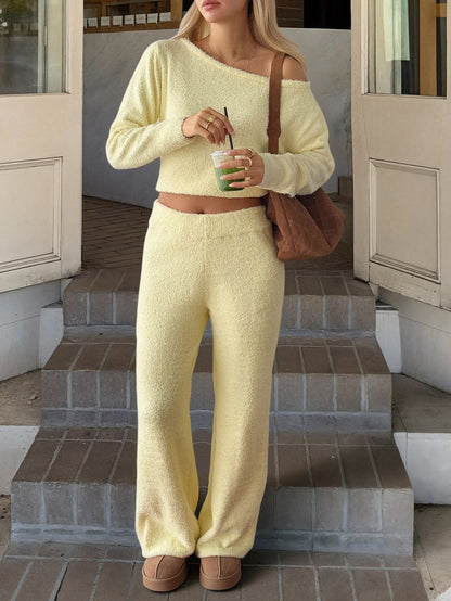 Sports Long-sleeved Sweater Trousers Suit Women Grayceful LLC