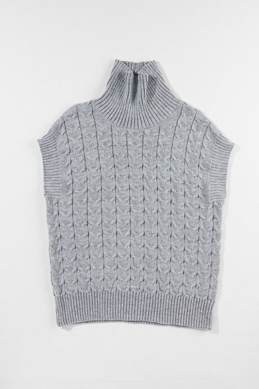 Cable Knit Turtleneck Batwing Short Sleeve Sweater Shop Style & More | Fresh Looks, Everyday Deals & Free Shipping